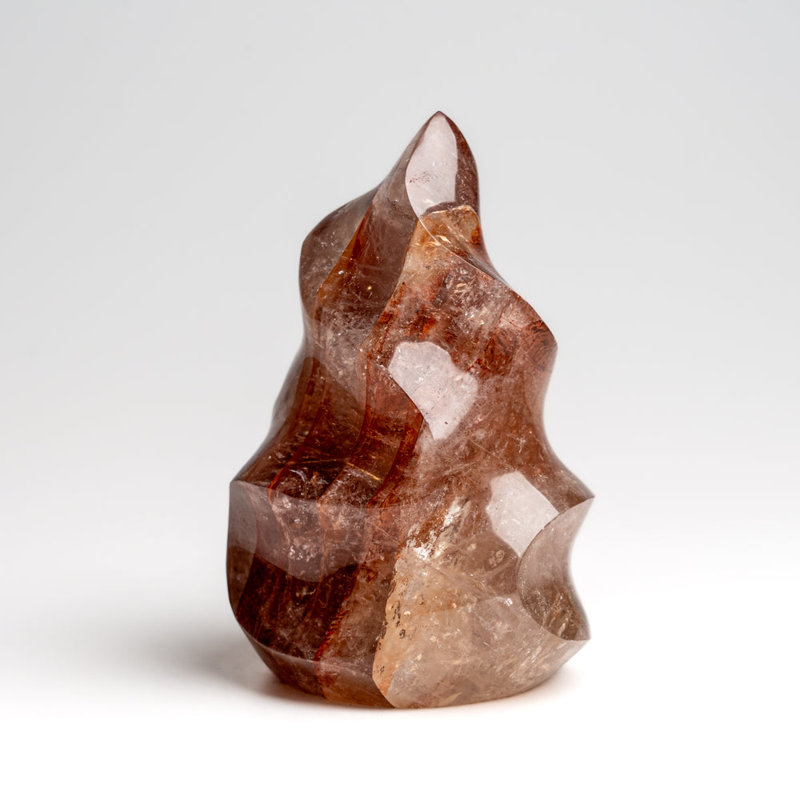 Genuine Polished Strawberry Quartz Flame Freeform (1.6 Lbs)