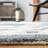 Hand Tufted Wool/Cotton Southwestern Rug in Dark Gray-441595209
