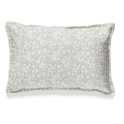 Coussin réversible à motif floral Leaf