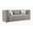 Gray Chenille Sofa W/3 Pillows