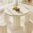Cream Octagon Manufactured Wood Dining table-349077411-349077408