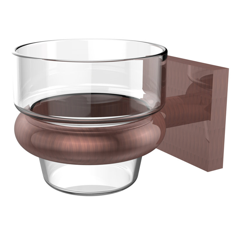 Haranu 2.5'' H Metal Wall Votive Holder, Antique Copper