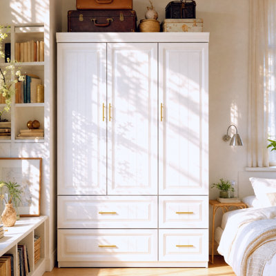 Bettis 74.2" H Wardrobe Armoire