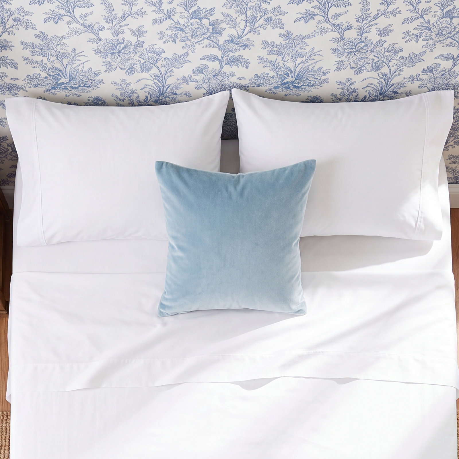 Letto Studio Bedding Cotton Duvet Cover Set, King Duvet Cover, White