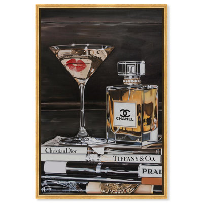Toile martini par Art Remedy