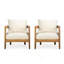 Ensemble de 2 fauteuils club Porto