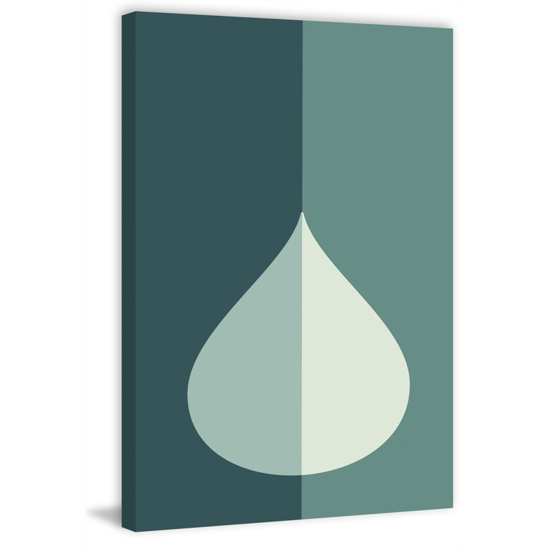 " Half Drop ", 12" H x 8" W x 1.5" D