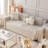 Chenille Sofa Cover Blanket Couch Cover Multifunctional Sofa Protectortowel Geometric Line Pattern Non-slipwith Tassel-104829006-104829010
