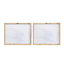 2 pièces de grandes décorations murales rectangulaires - salon, chambre, bureau, couloir, art pour la maison