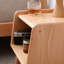 Table de chevet en bois massif de style européen