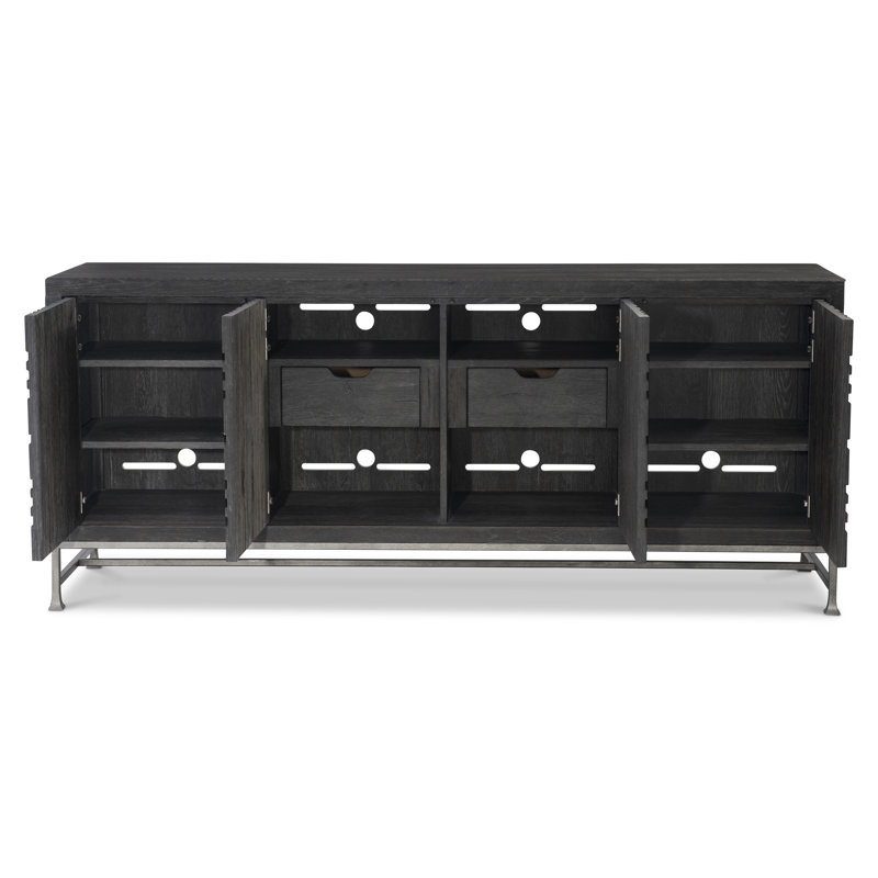 Tribeca Solid Wood Entertainment Center