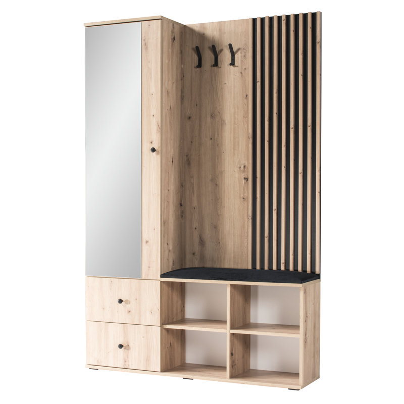 Taylea 1 Door Laminate Wardrobe