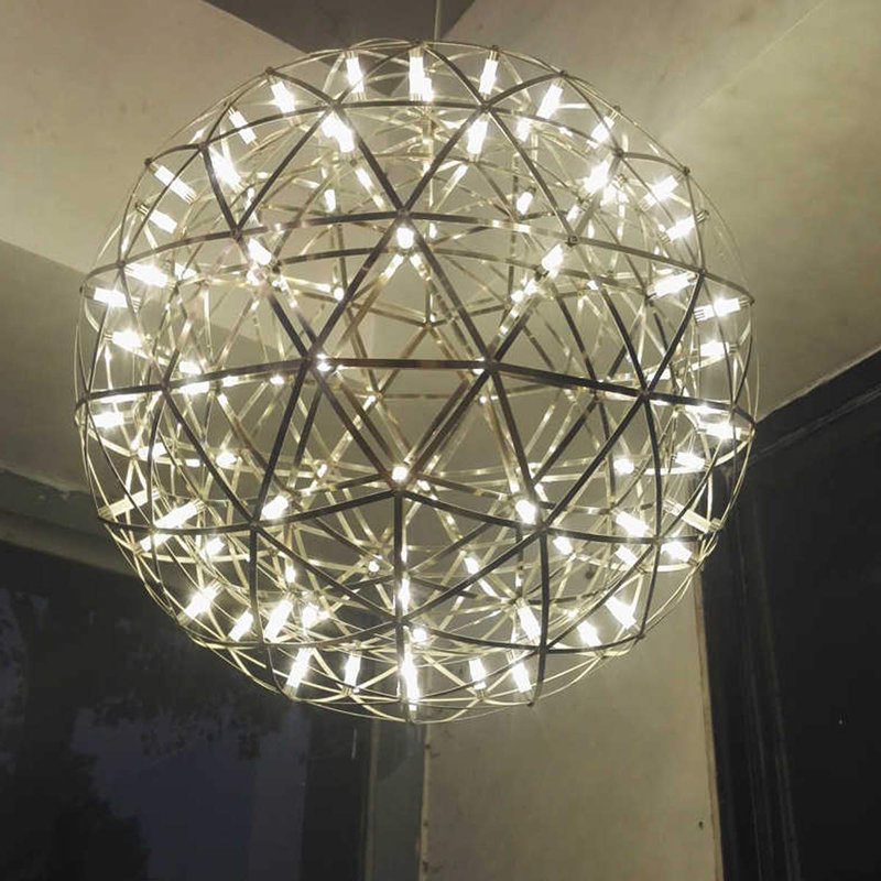 Ozzy 1 - Light LED Sphere Pendant, 60cm H x 60cm W x 60cm D