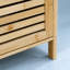 Rustic 3-Door Shoe Cabinet