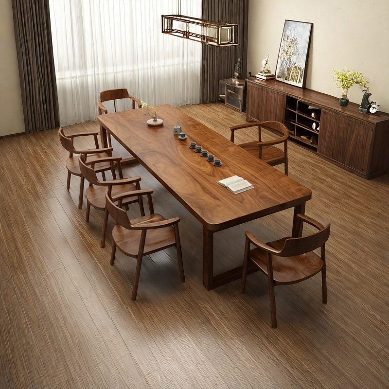 Table et chaises de salle à manger Pragmatic Home, H 29,5 po x L 86,6 po x l 35,4 po