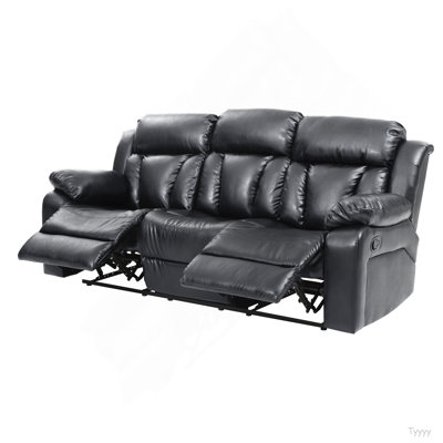 Glory Furniture Daria  Reclining Sofa , BLACK