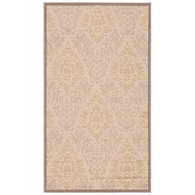 Arneshia Beige Indoor/Outdoor Area Rug
