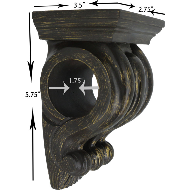 Applique de rideau Magre, Bronze