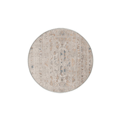 Machine Washable Beige Area Rug