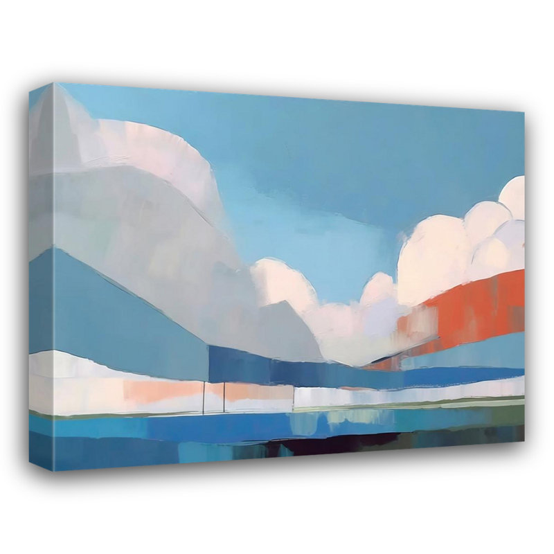 "Paysage 9" sur toile, H 26 po x l 32 po
