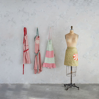Christmas Ruffle & Cookie Cotton Apron