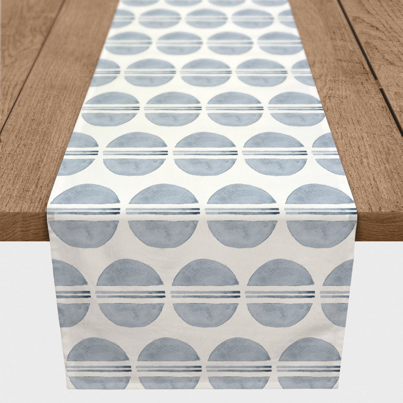 Polka Dot Table Runner, 90" x 16"