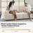 Broome Modern 92"W Height-Adjustable Backrest Upholstered Sofa with Pillows-1769513304