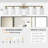 Bathroom 6- Golden Vanity Lighting, Frosted Glass Shades, Modern Wall Mounted Lamp, Golden, For Area-562565473-562565475-562565474