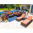 Yussuf 15 - Person Modular Patio Conversation Set with Cushions-1569111045-1540054780-1569111051