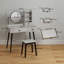 Garside Dressing Table Set with Mirror-728964188
