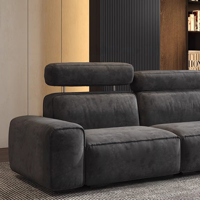 Italian minimalist high-back beancurd sofa
