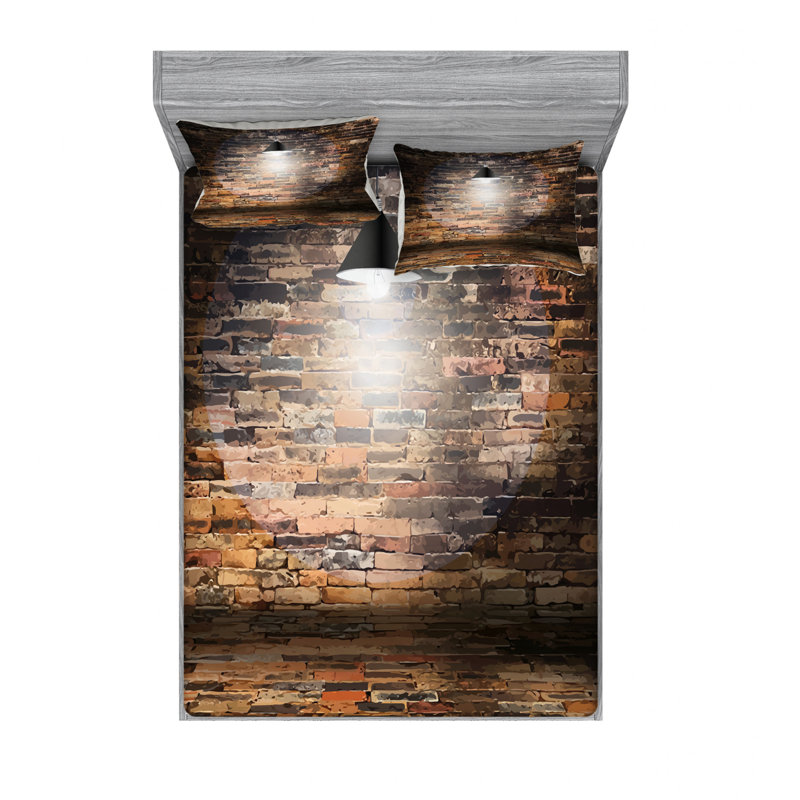 Ensemble de draps de style urbain moderne, Taie d'oreiller taille double