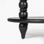 Isabel Spindle Round Black Acacia End Table