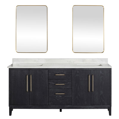 Langosta 72" Free Standing Double Bathroom Vanity