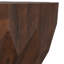 Table basse ronde contemporaine en bois de manguier l 34 po Turnbull