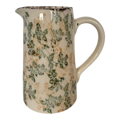 Vase en céramique à motif craquelé Botanical