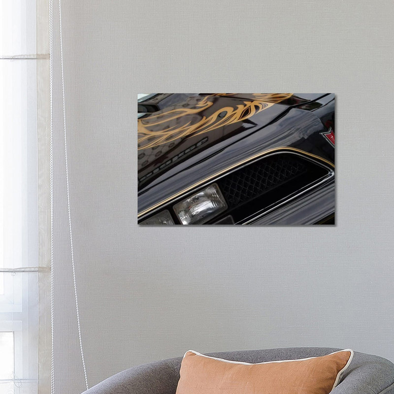 1978 Pontiac Trans Am, Front End Detail by Clive Branson - Wrapped Canvas Print, 66.04 cm H x 45.72 cm W x 1.91 cm D