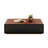 Modern 52" Walnut Coffee Table with 4 Storage Drawers, Fully Assembled Rectangular Living Room Table