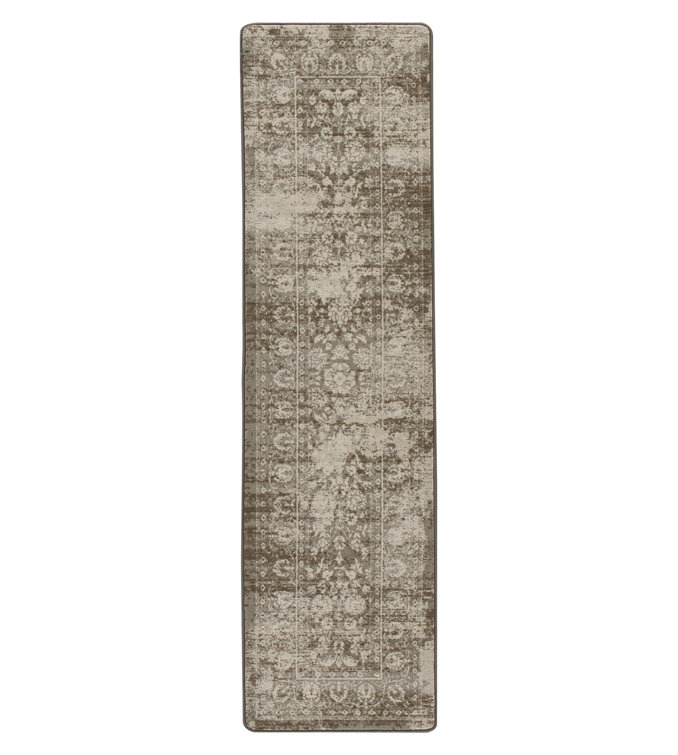 Tapis oriental kaki Goutier