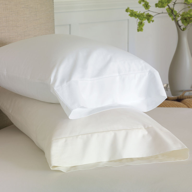 Gianna Pillow Case, King Pillowcase, White
