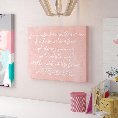 «Burkett Mermaid Life», art sur toile