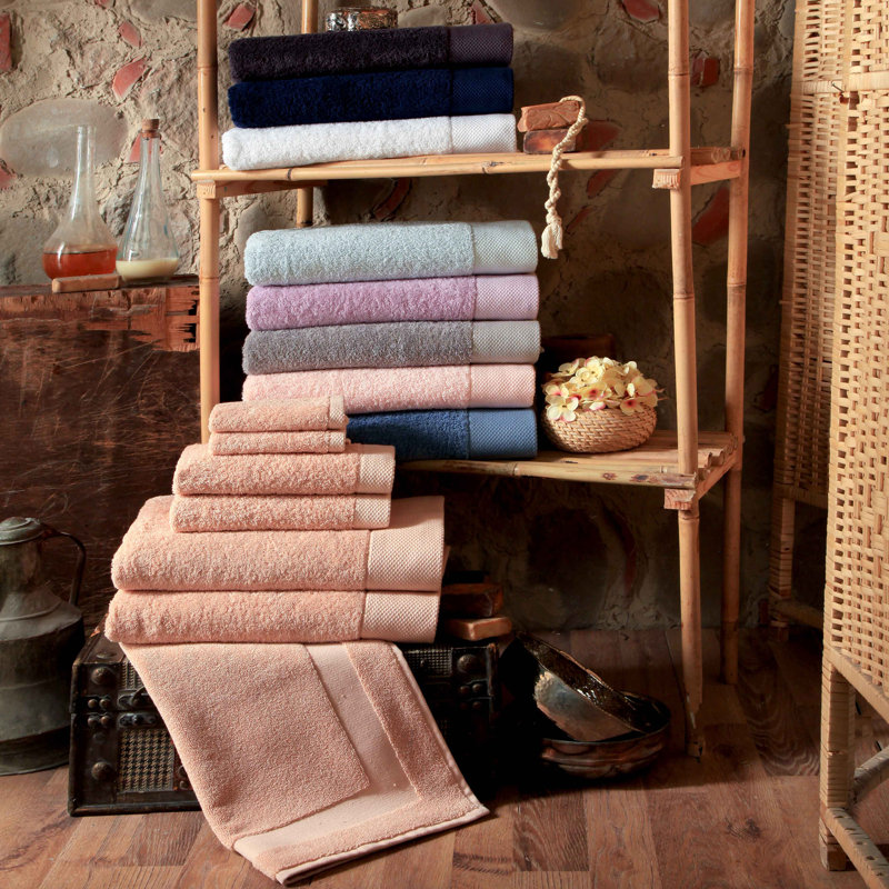 Clous Cotton Bath Mat, Denim