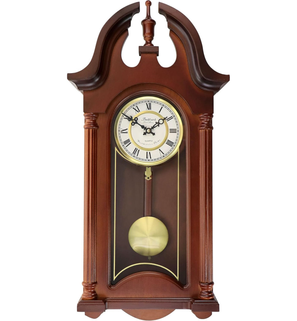 Solid + Manufactured Wood Wall Clock Bedford Clocks
