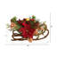 Arrangement de Noël poinsettia traîneau de Noël