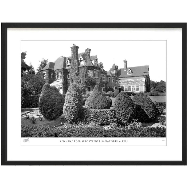Kennington, Grosvenor Sanatorium 1921 by Francis Frith - Single Picture Frame Print, 60cm H x 80cm W x 2.3cm D