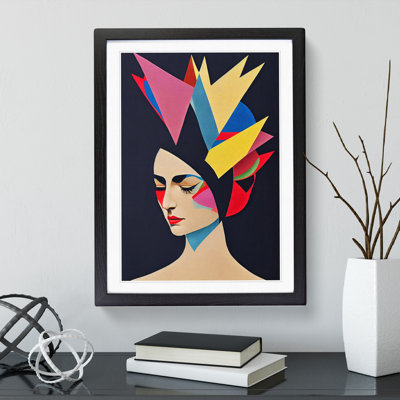 Face of a Woman - Framed Print