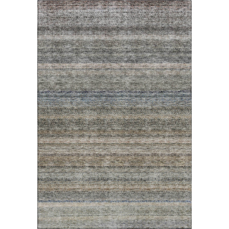 Premium Machine Washable Melvin AMF1167 Stripes Rug