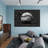 Monochrome Baseball Canvas Print-664759496