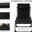 Fauteuil de bronzage inclinable à 6 niveaux pour le jardin - rembourré, pour plage, jardin, patio, piscine, siège de camping rembourré, pliable, piscine