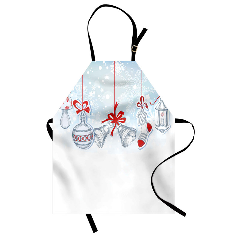 Christmas No Pattern Bib Apron